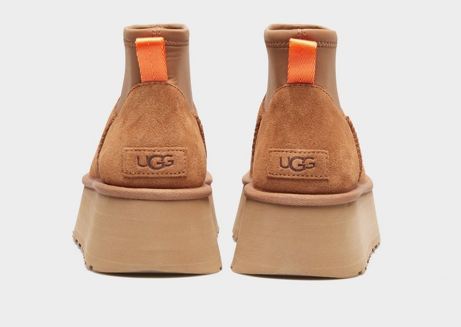 Buty zimowe damskie UGG W CLASSIC MINI DIPPER 1168170-CHE Brązowy