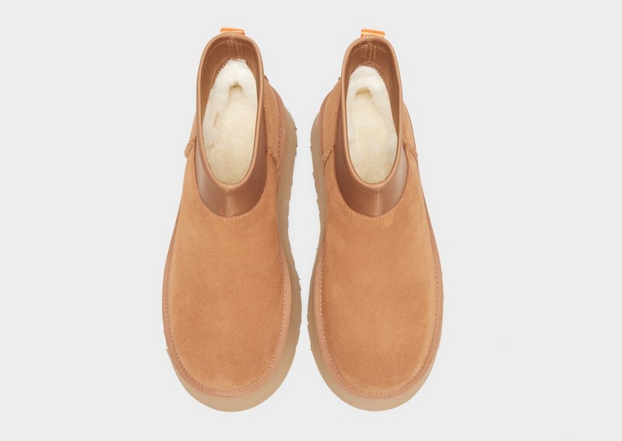 Buty zimowe damskie UGG W CLASSIC MINI DIPPER 1168170-CHE Brązowy