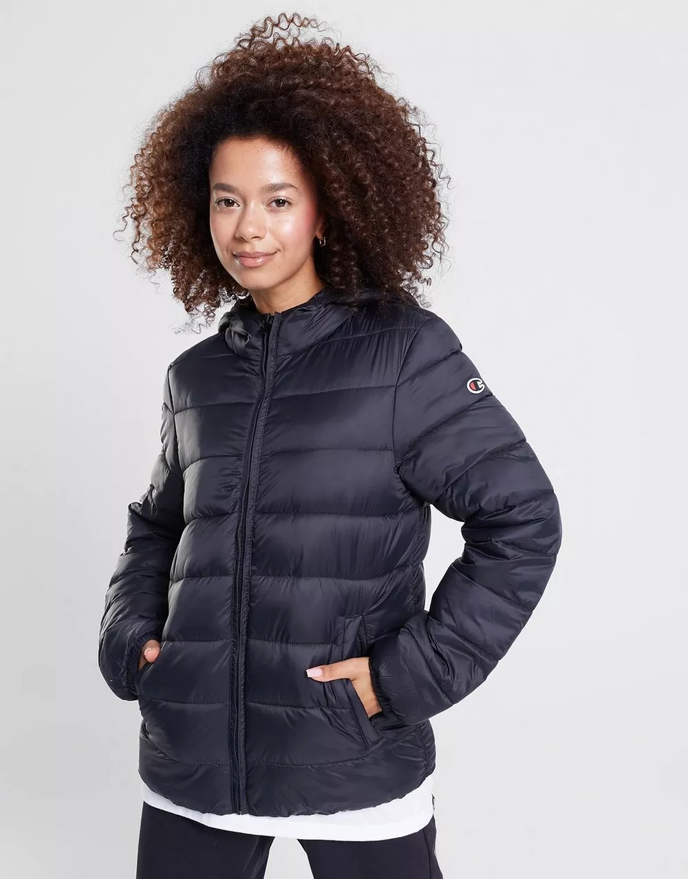 CHAMPION КУРТКА ЗИМОВА HOODED POLYFILLED JACKET, фото 1 з 5
