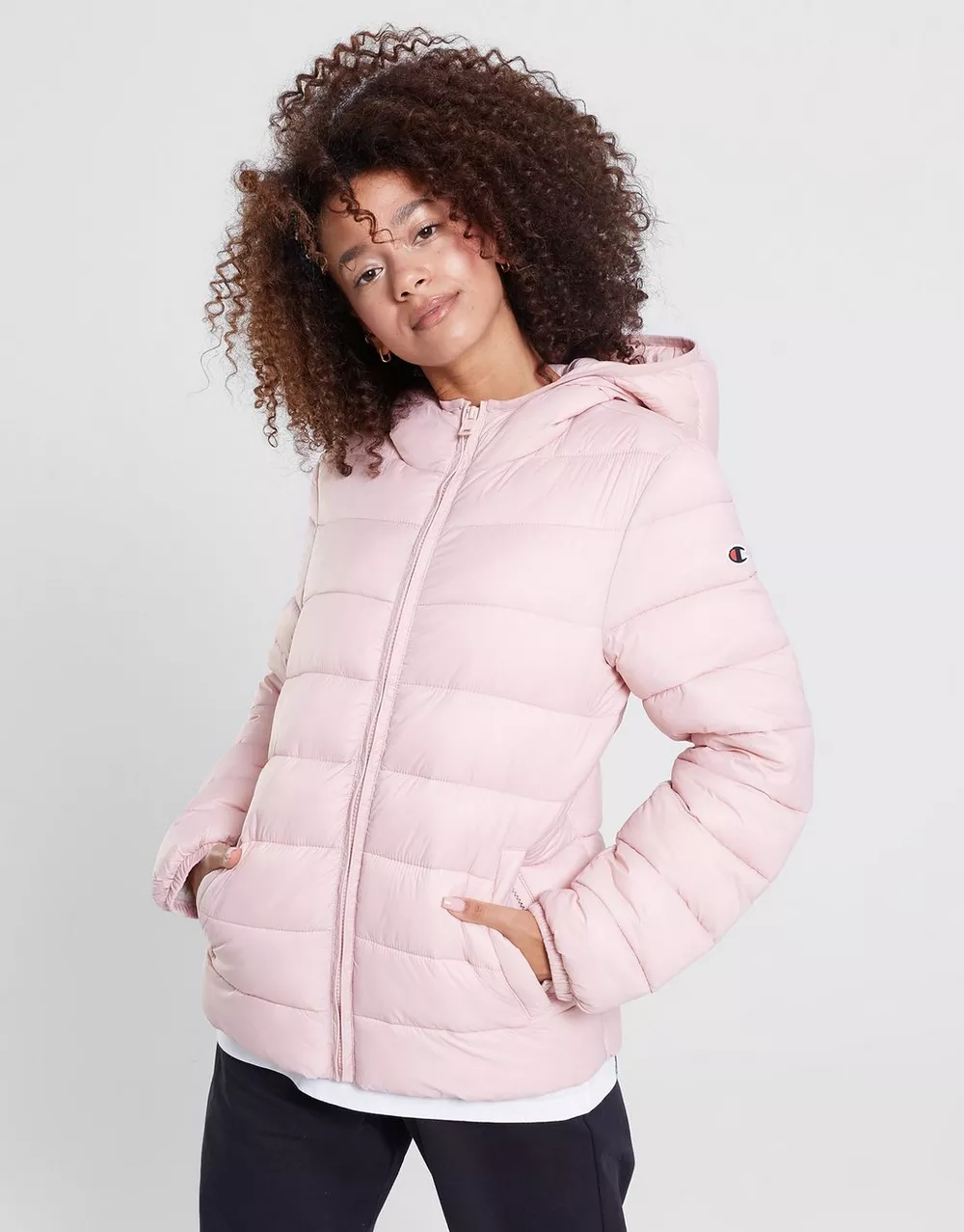 CHAMPION КУРТКА ЗИМОВА HOODED POLYFILLED JACKET, фото 1 з 5