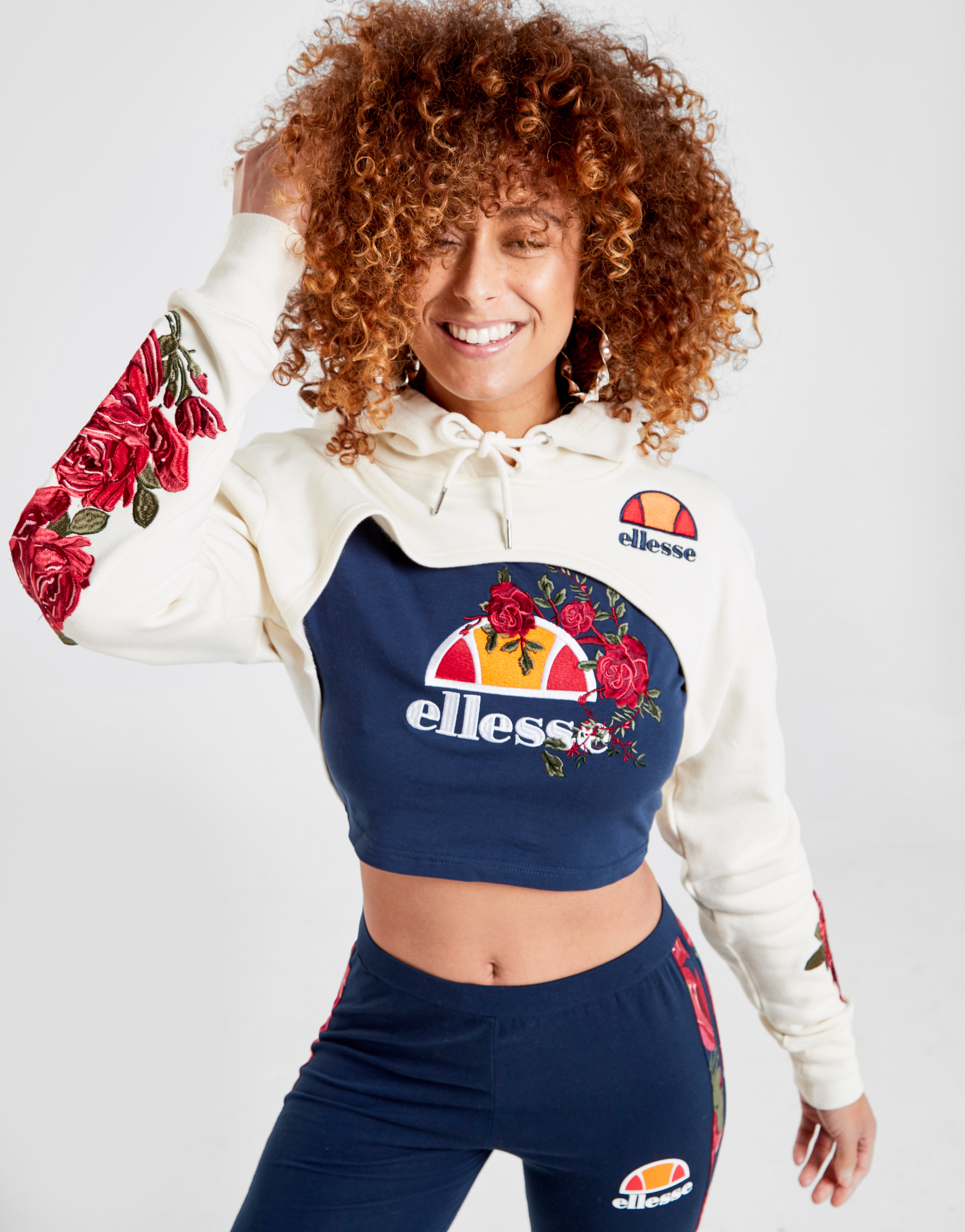 Ellesse anne marie super crop hættetrøje