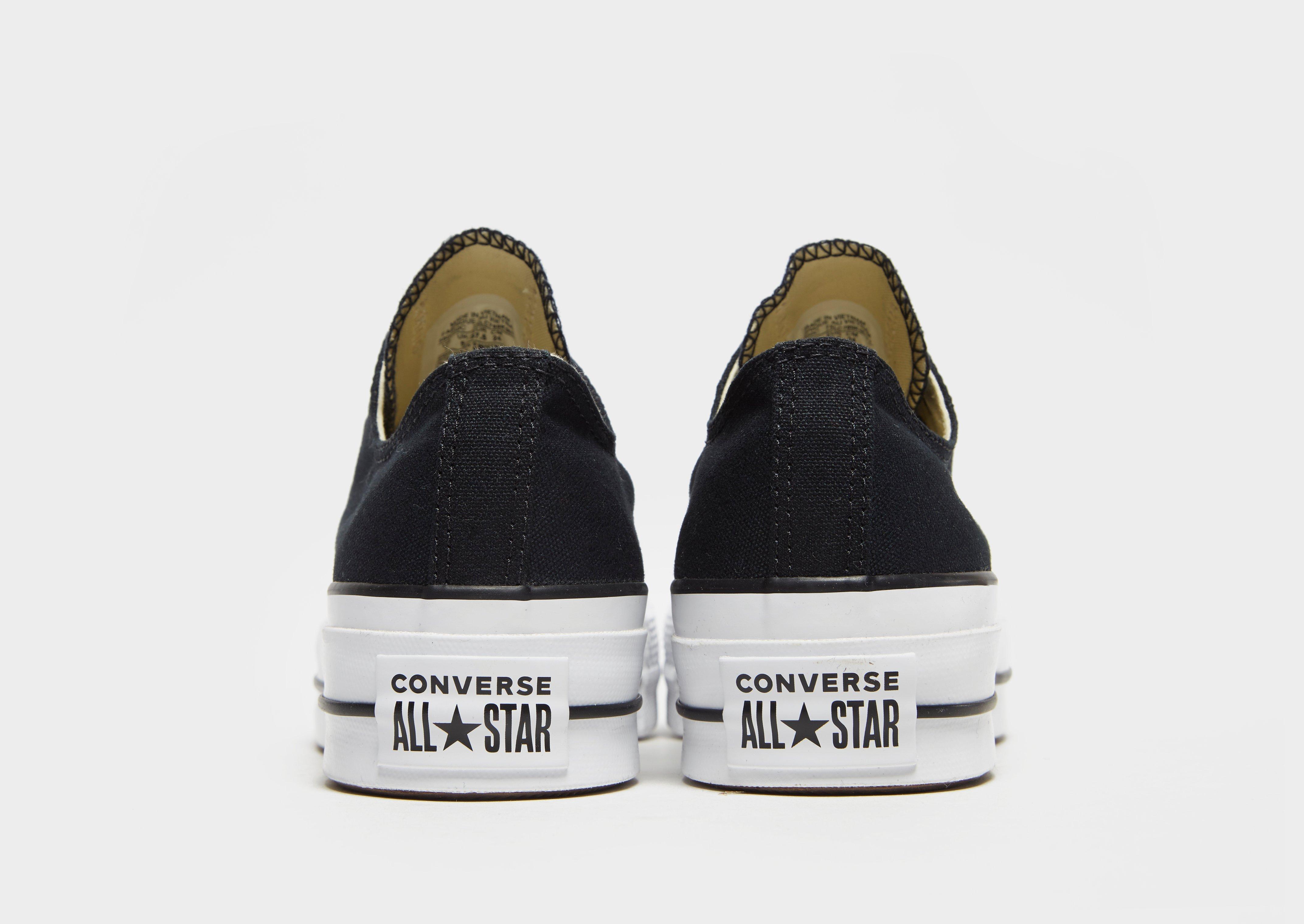 Trampki damskie CONVERSE CHUCK TAYLOR ALL STAR LIFT CANVAS LOW TOP 560250C Czarny
