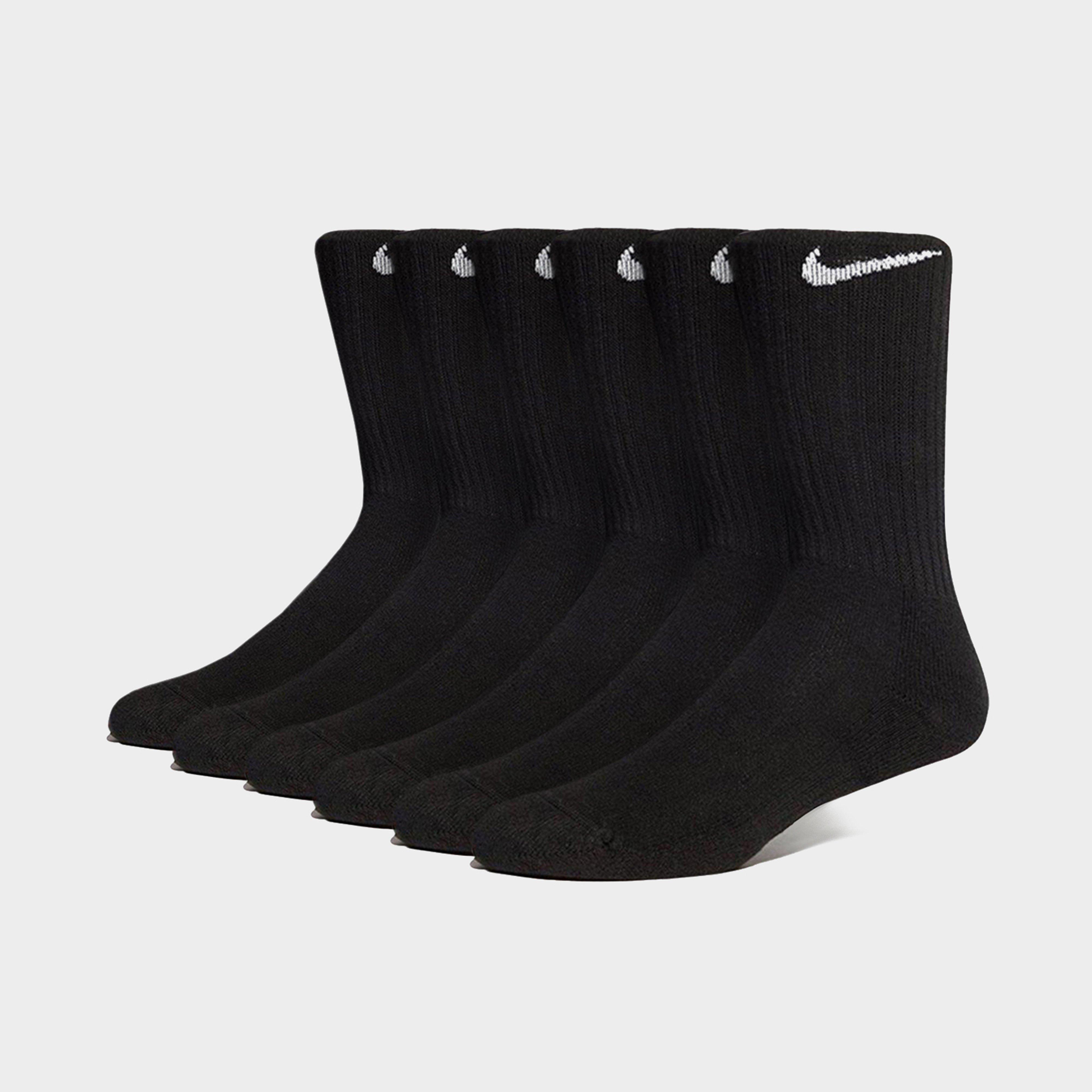 Női zokni NIKE 6-PACK CUSHIONED TRAINING CREW SOCKS 