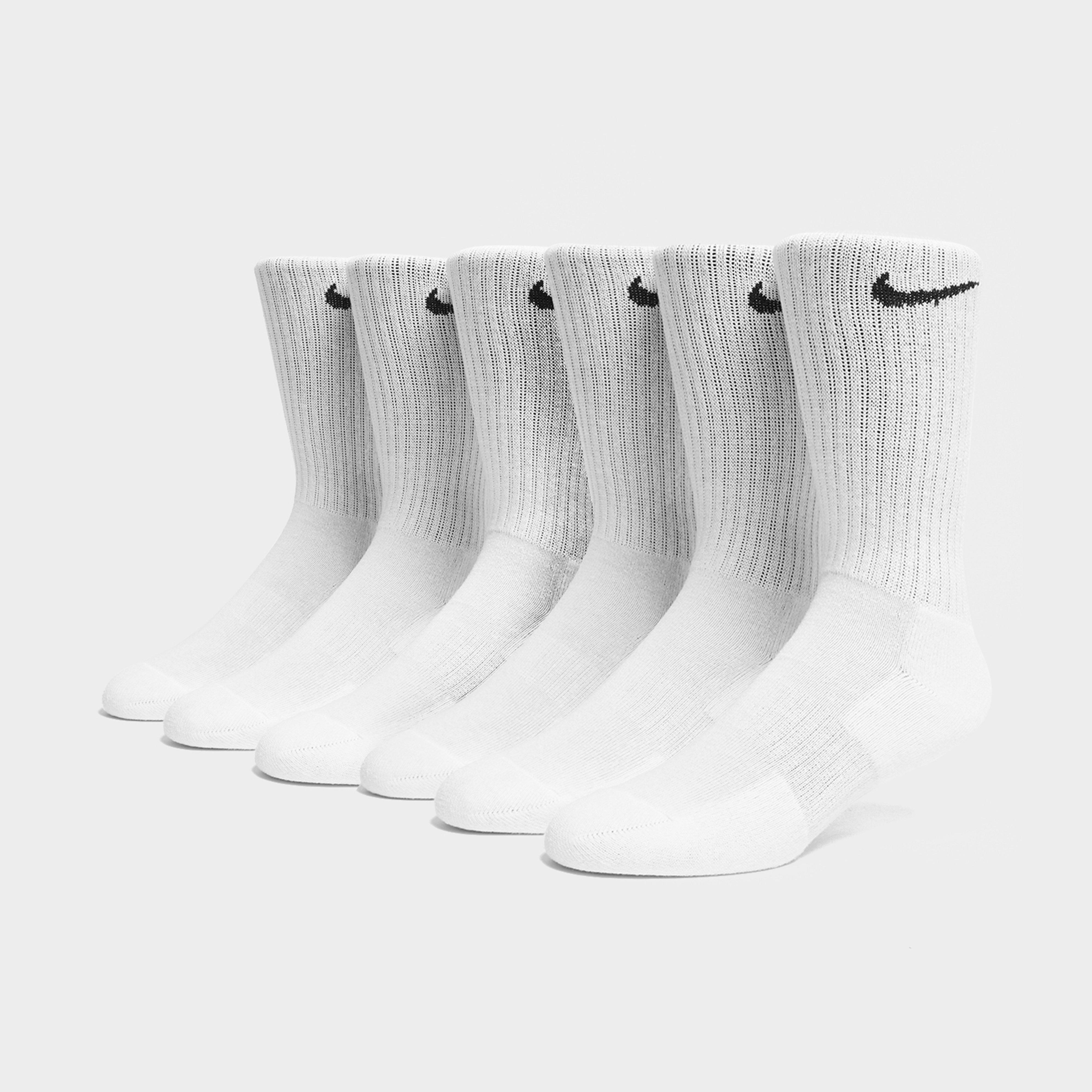 Női zokni NIKE 6-PACK CUSHIONED TRAINING CREW SOCKS 