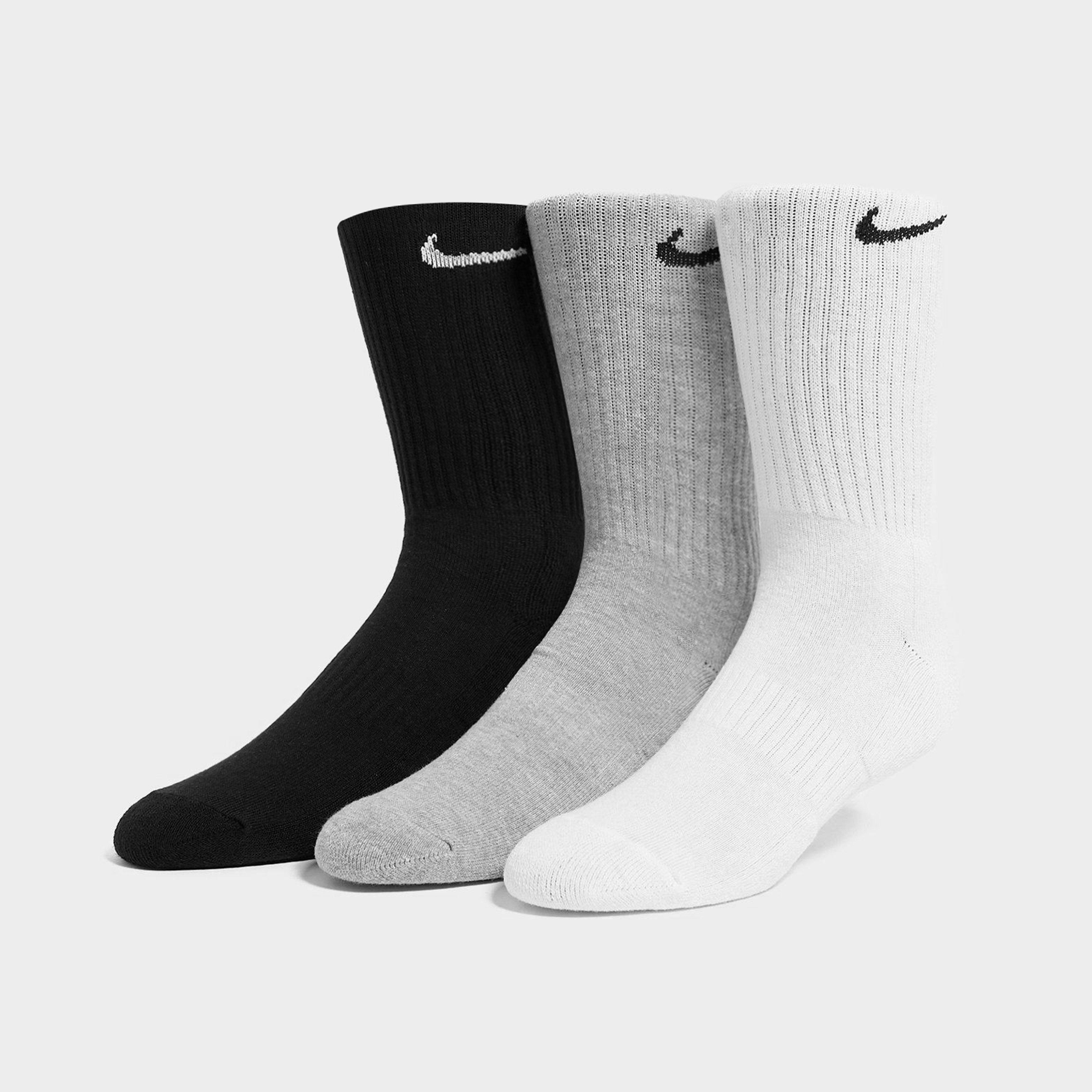 Női zokni NIKE 3-PACK CUSHIONED CREW SOCKS 