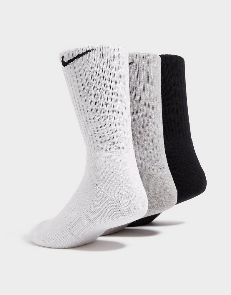 Skarpetki damskie NIKE 3-PACK CUSHIONED CREW SOCKS 