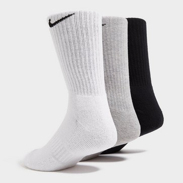 Șosete pentru femei NIKE 3-PACK CUSHIONED CREW SOCKS 