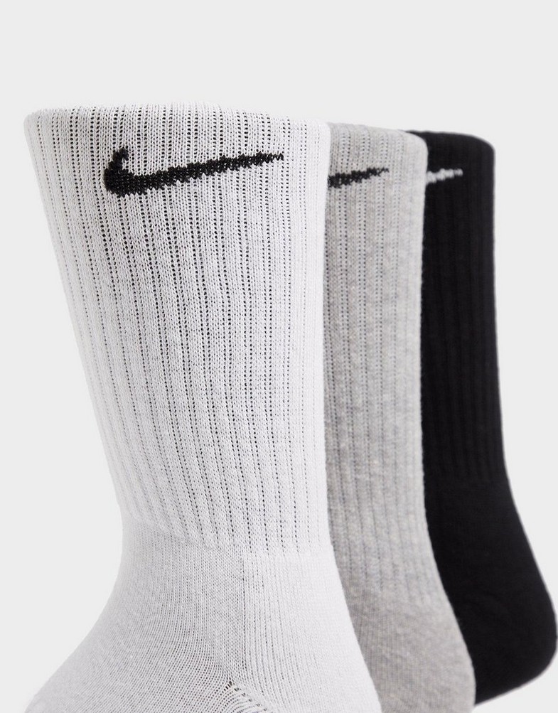 Skarpetki damskie NIKE 3-PACK CUSHIONED CREW SOCKS 