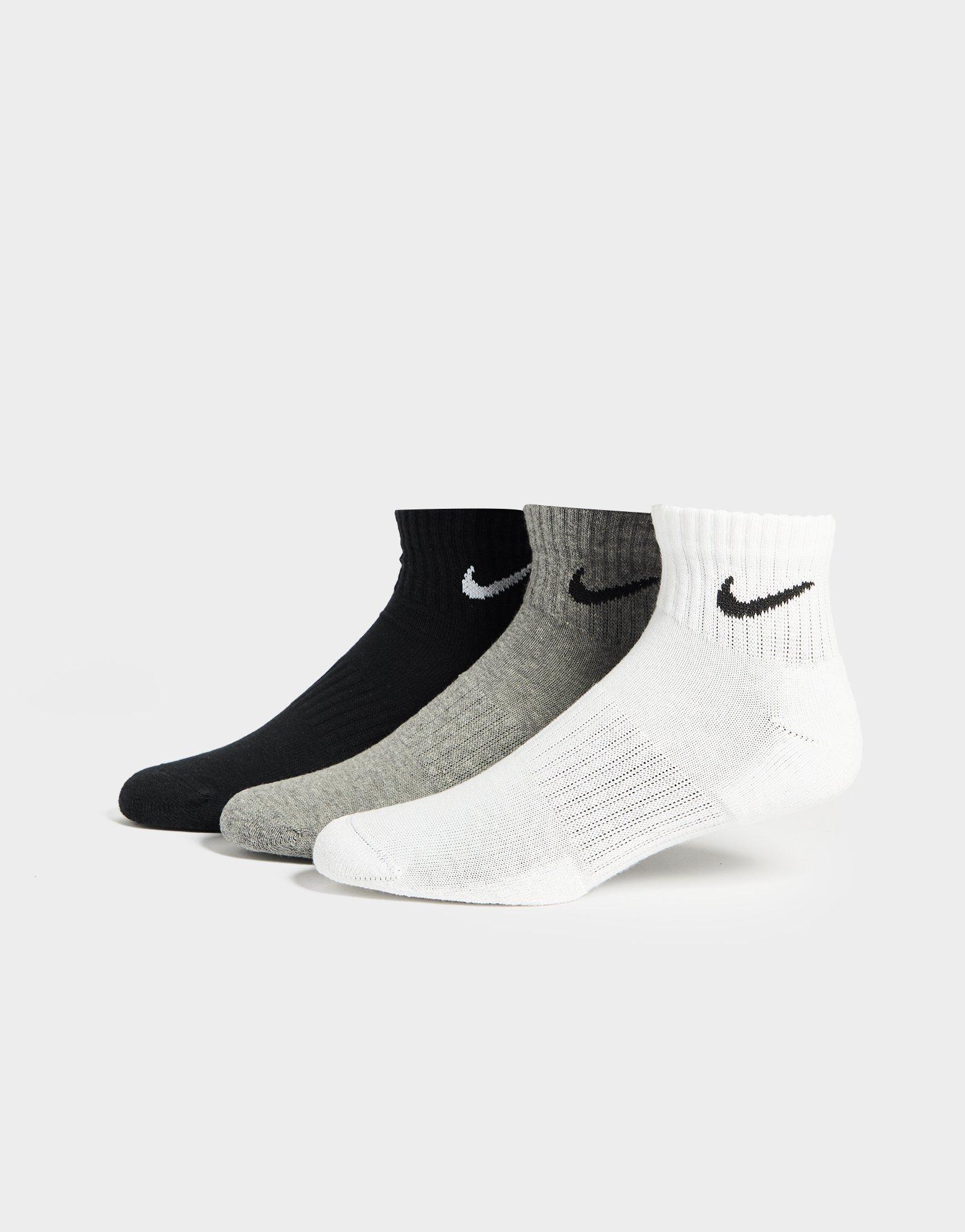 Nike 3-Pack Lightweight Quarter Socks