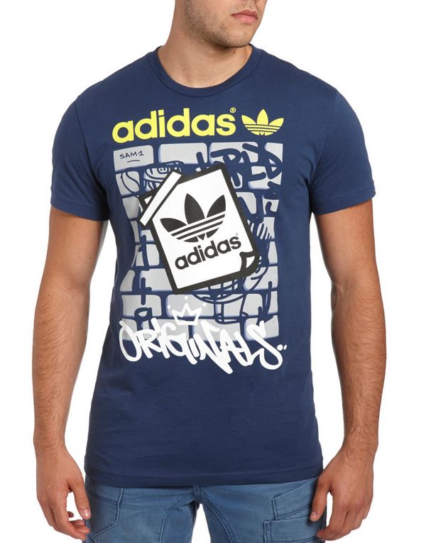 adidas originals trefoil graffiti t shirt adidas originals trefoil graffiti t shirt