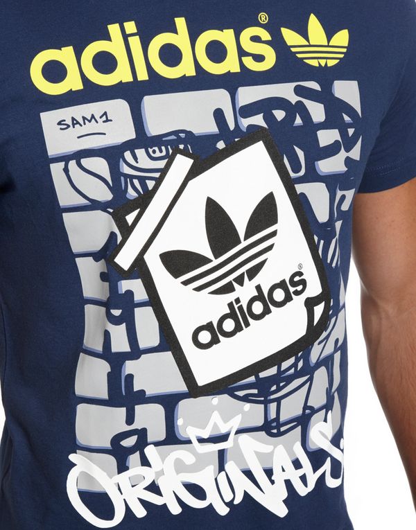adidas originals trefoil graffiti t shirt adidas originals trefoil graffiti t shirt