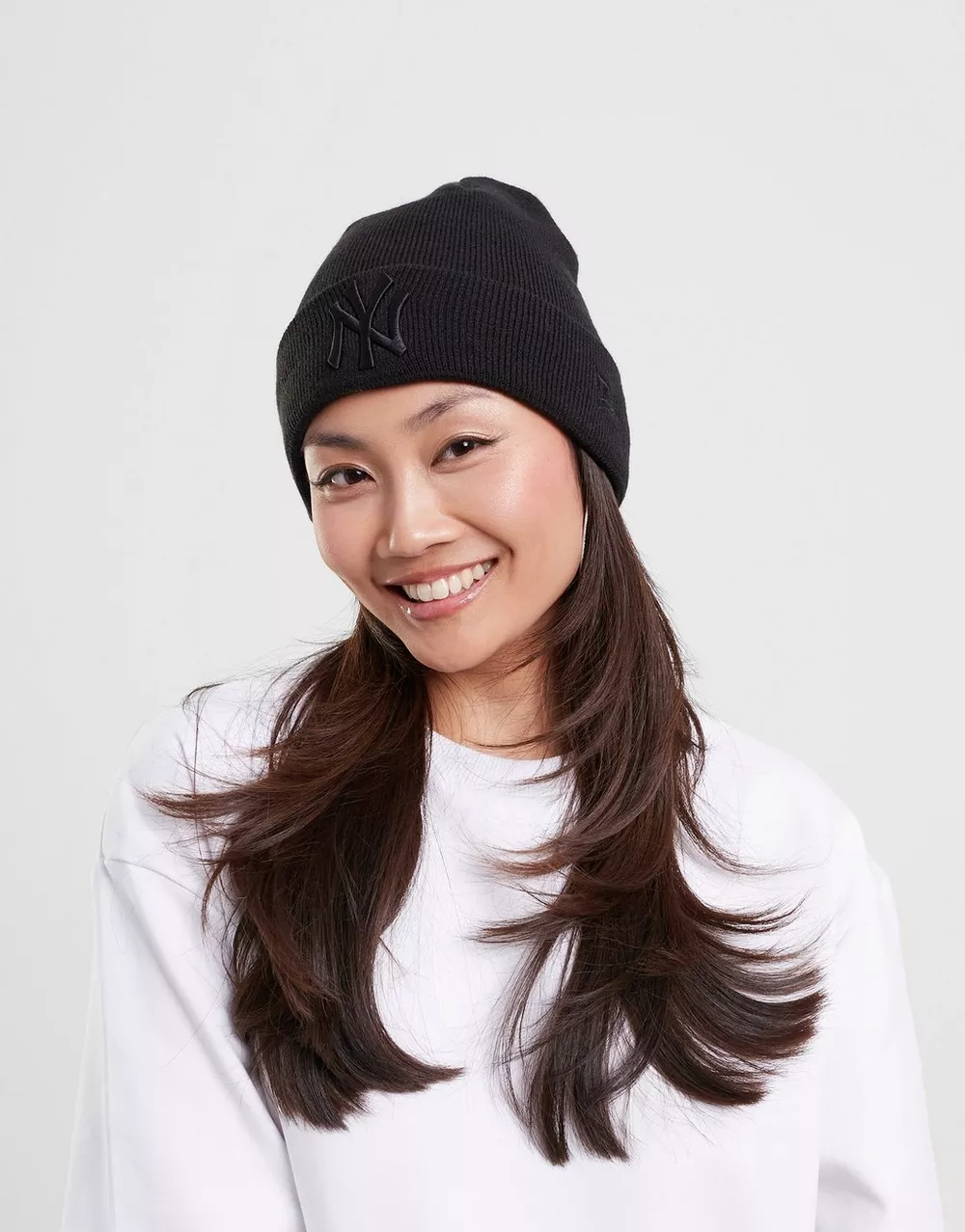 NEW ERA КЕПКА ЗИМОВА MLB CUFF KNIT NYY BOB NEW YORK YANKEES, фото 1 з 4
