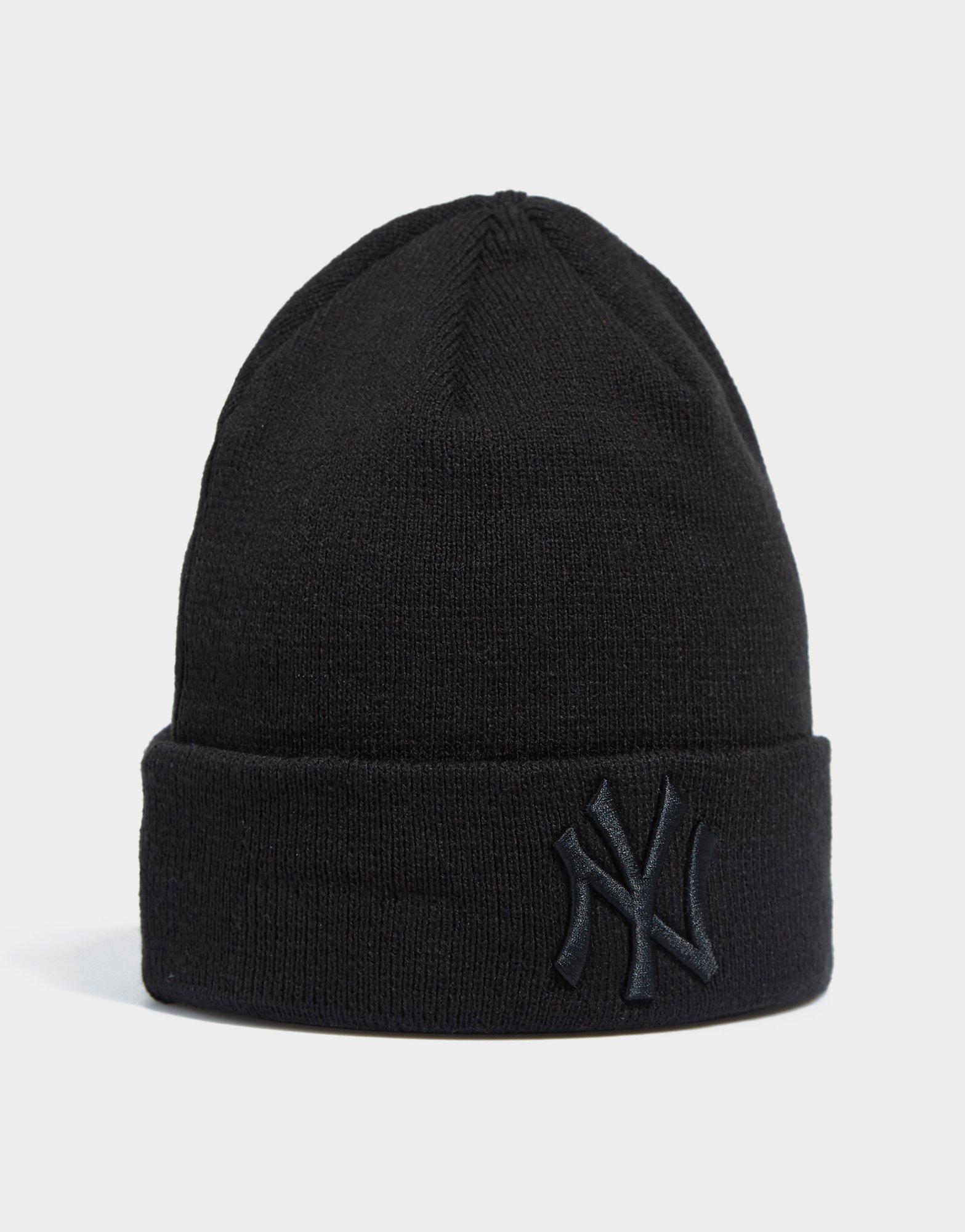 Мъжка зимна шапка NEW ERA ЗИМНА ШАПКА MLB CUFF KNIT NYY BOB NEW YORK YANKEES B 12122729 Черен