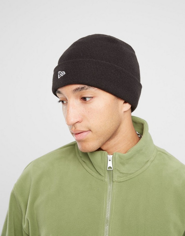 Жіночі зимові шапки NEW ERA КЕПКА ЗИМОВА CUFF KNIT BLK NEW ERA BLK 12134752 Чорний