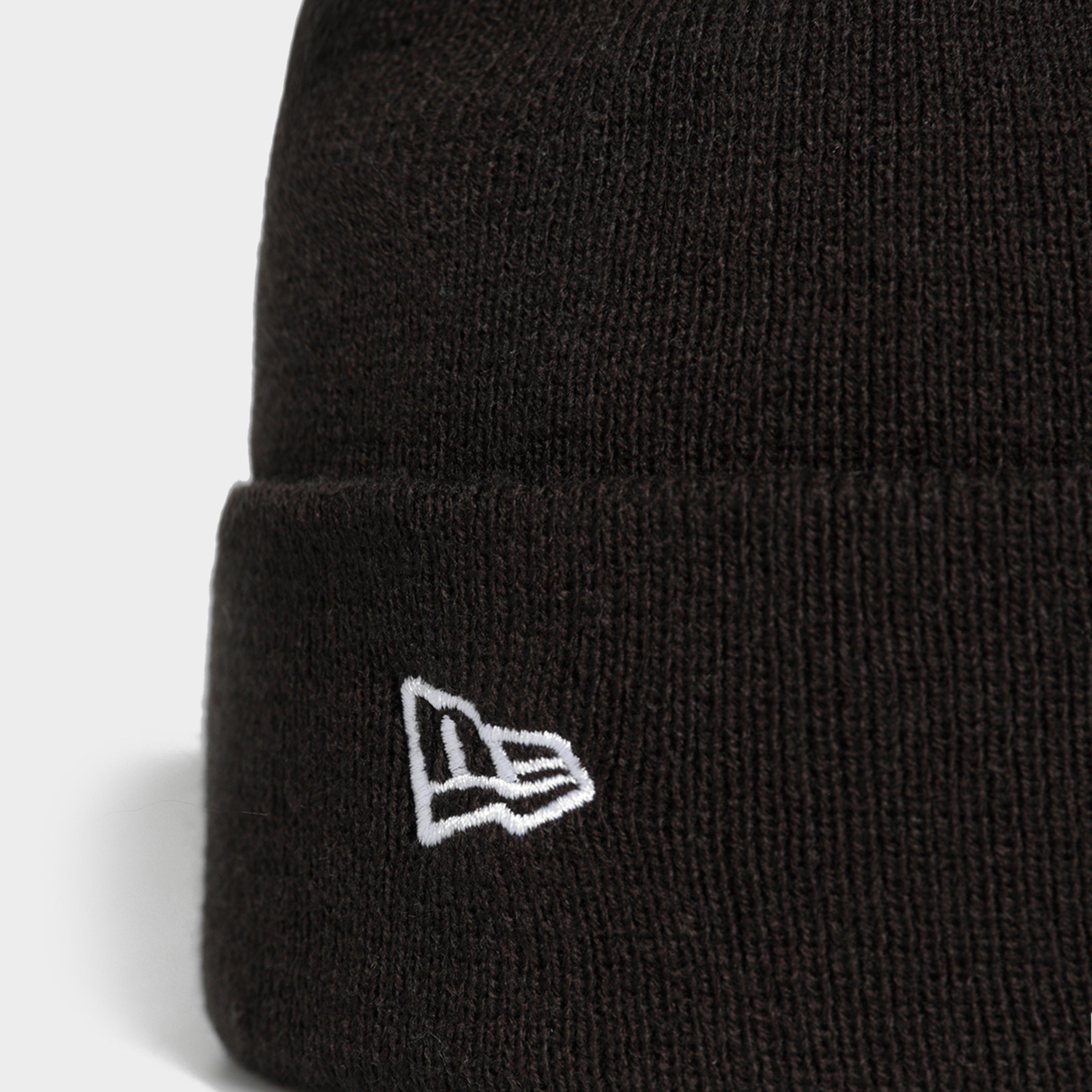 Női téli sapká NEW ERA SAPKA TÉLI CUFF KNIT BLK NEW ERA BLK
