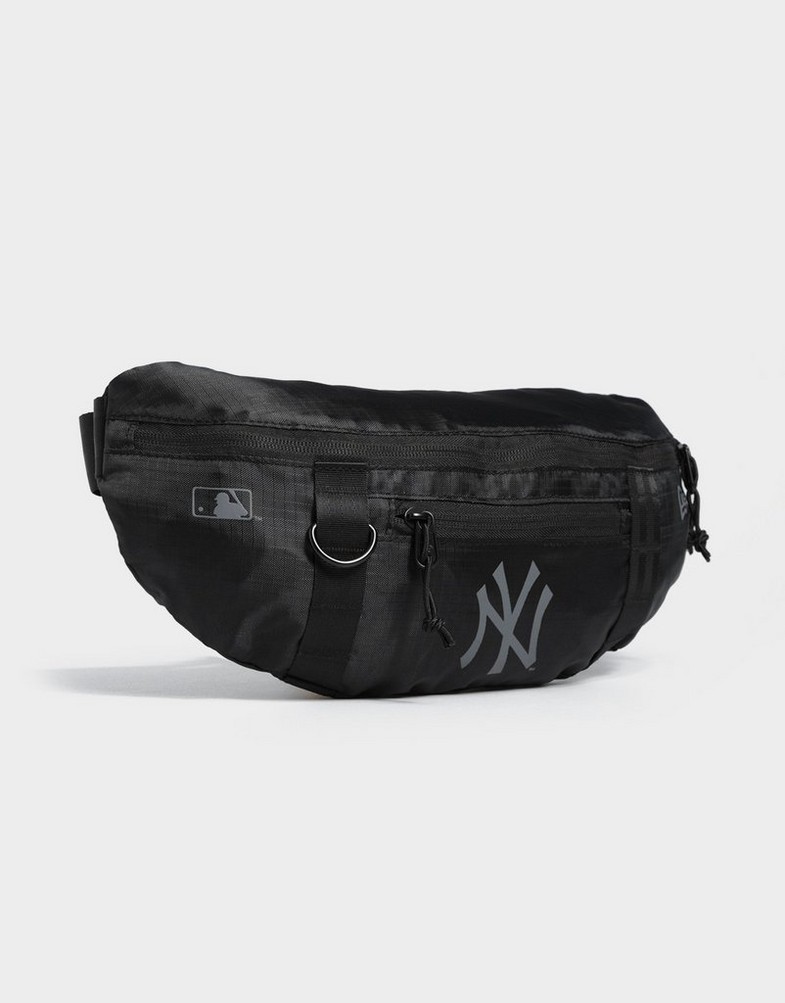 Moteriškas sportinis krepšys NEW ERA LIEMENS RANKINĖ MLB WAIST BAG LIGHT NEYYAN BLKBLK 12145412 Juoda
