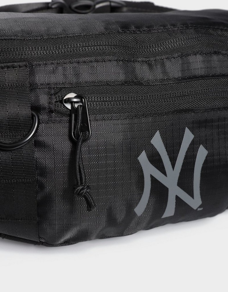Moteriškas sportinis krepšys NEW ERA LIEMENS RANKINĖ MLB WAIST BAG LIGHT NEYYAN BLKBLK 12145412 Juoda
