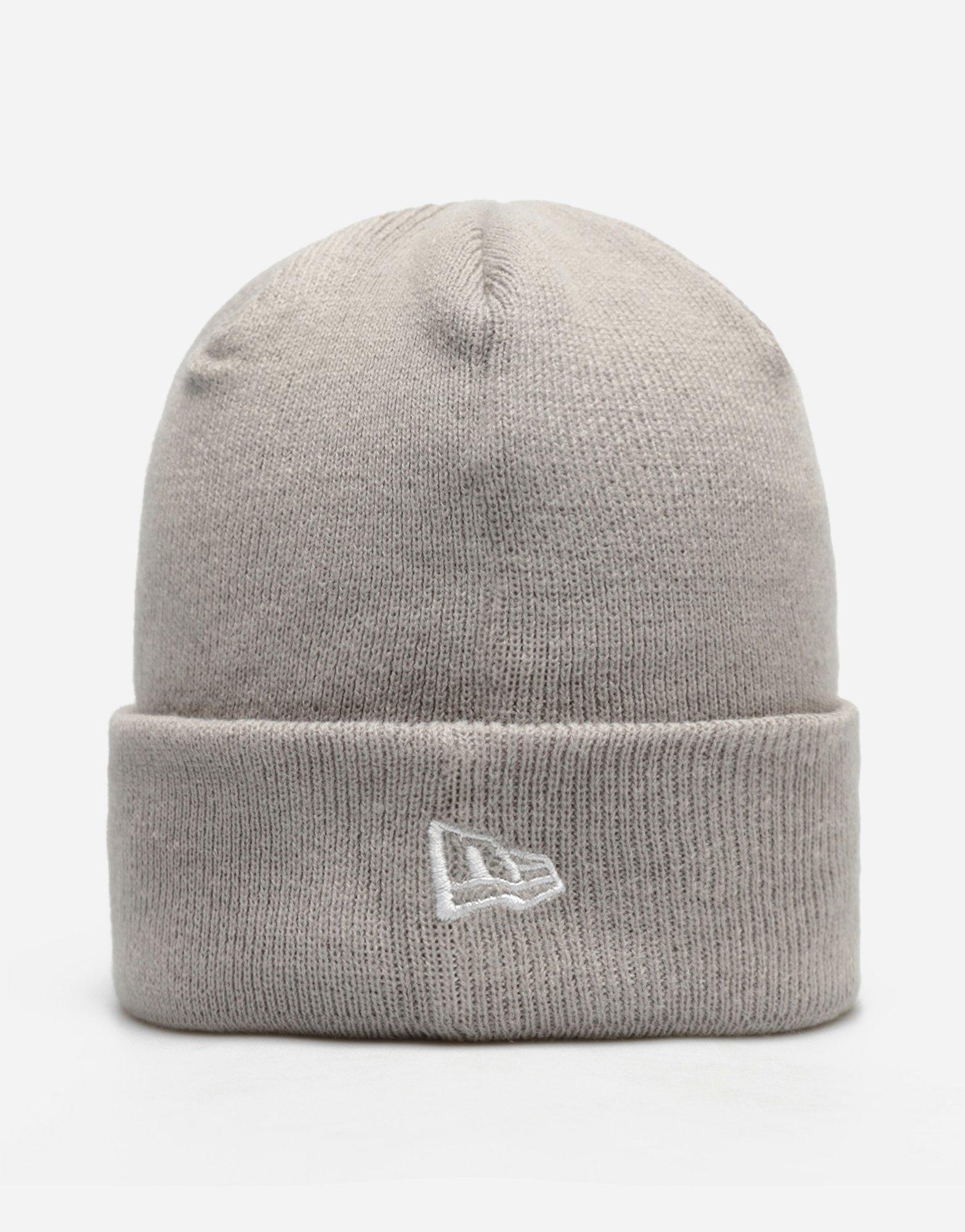 New Era Čiapka New Era Cuff Knit Grey New Era Gra