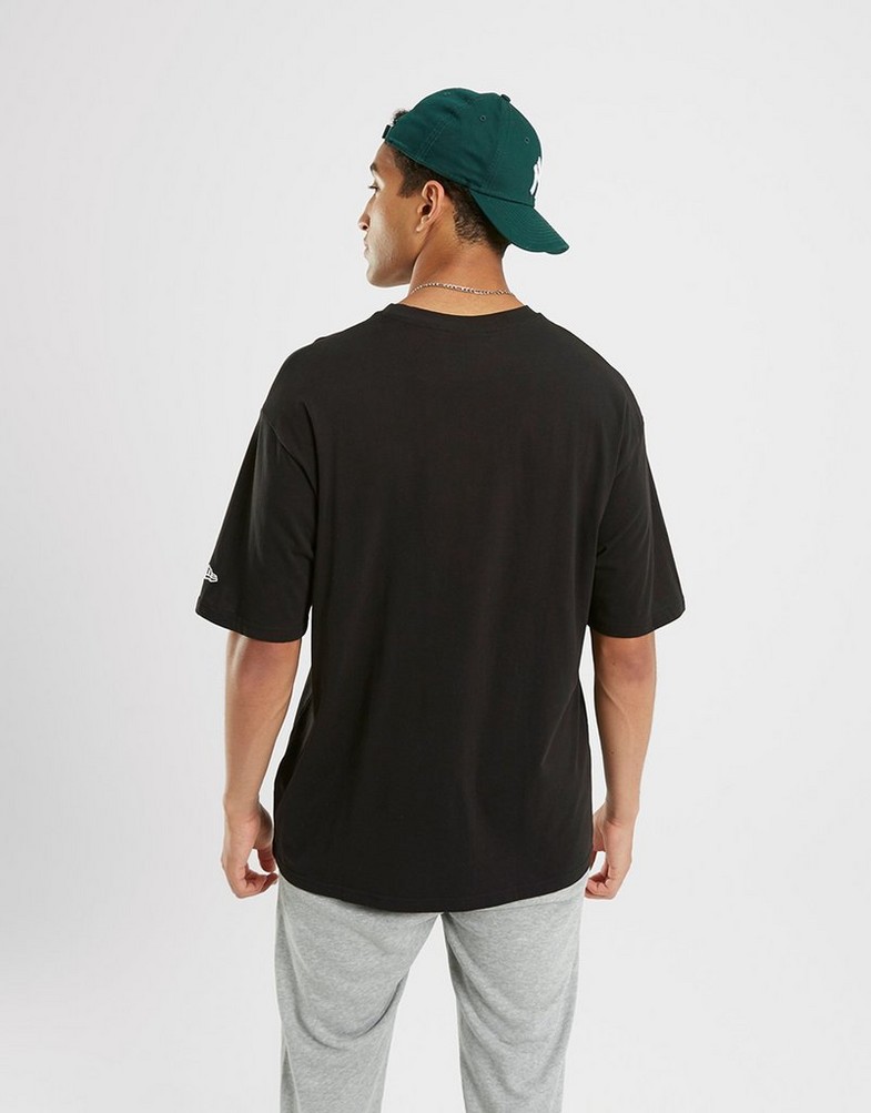 Koszulka, t-shirt męski NEW ERA T-SHIRT MLB ESSS LC OS NYY NEW YORK YANKEES 12195450 Czarny