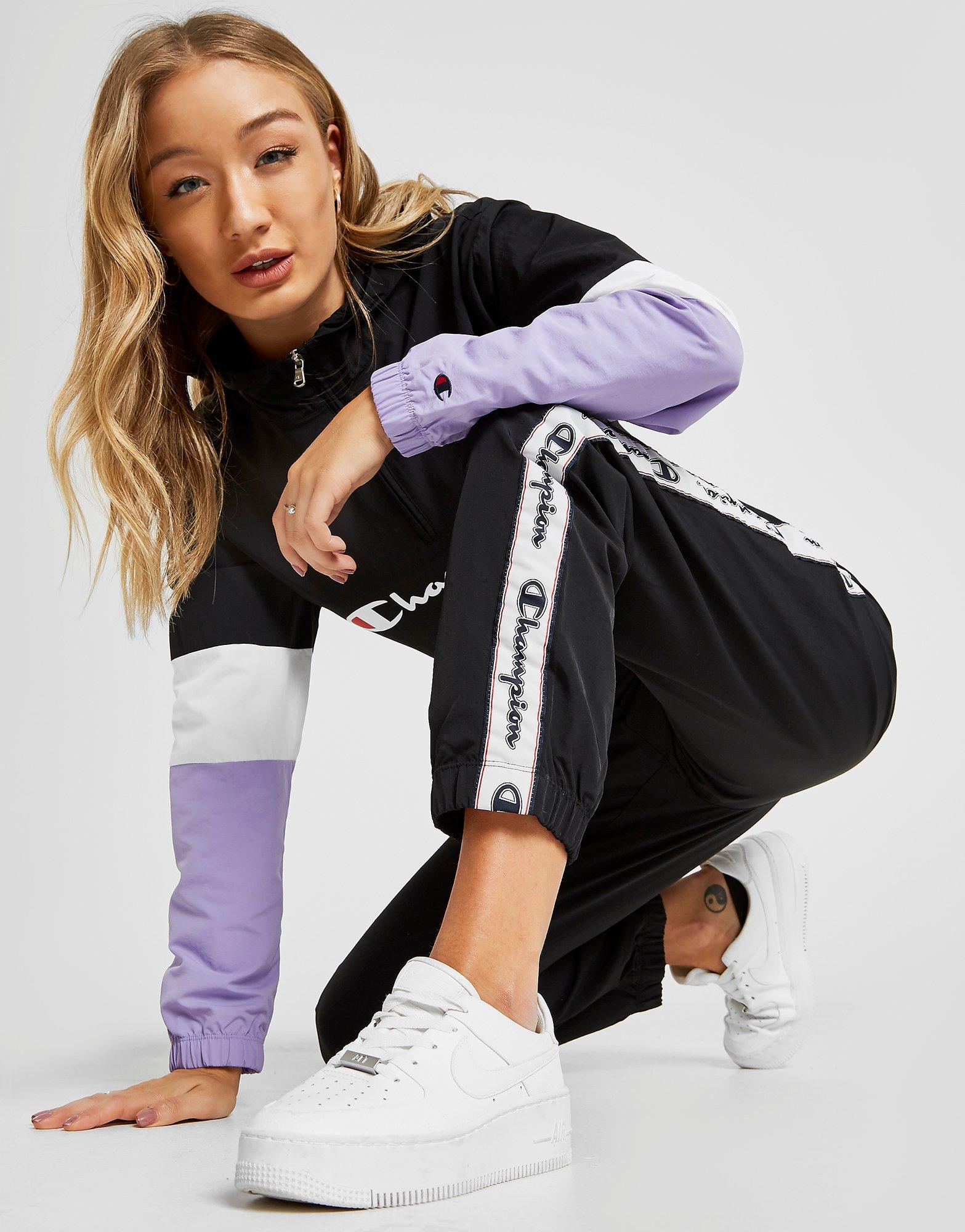 champion tape woven track top