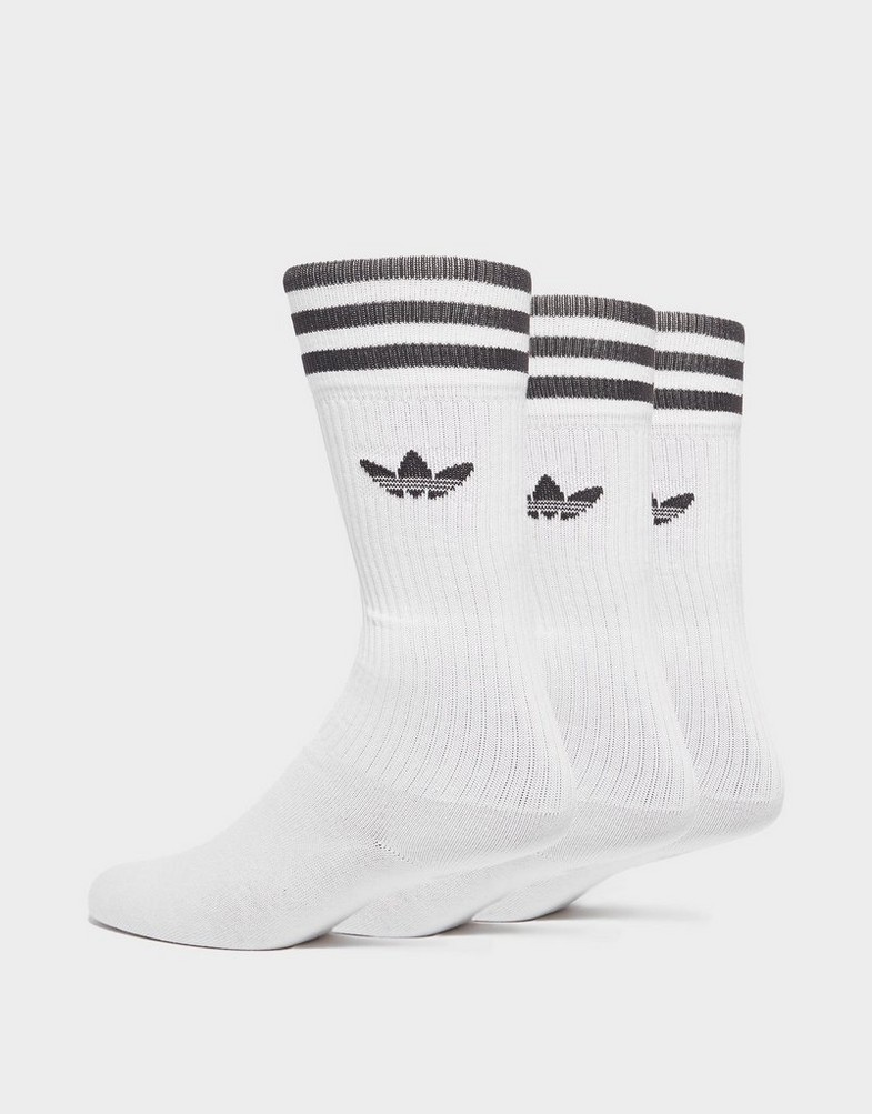 Skarpetki damskie ADIDAS SKARPETY 3-PACK SOCKS HIGH CREW S21489 Biały