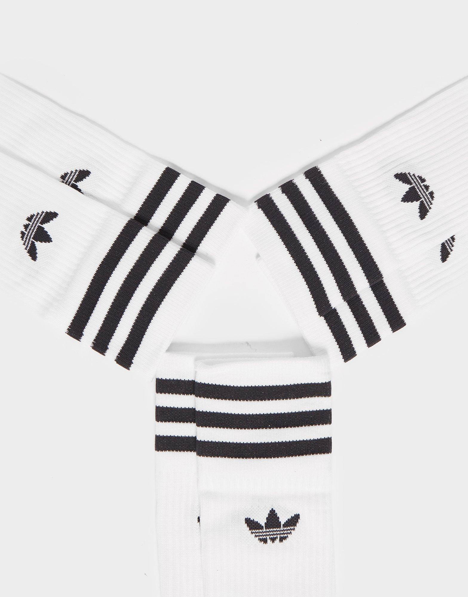 Moteriškos kojinės ADIDAS KOJINĖS 3-PACK SOCKS HIGH CREW S21489 Balta