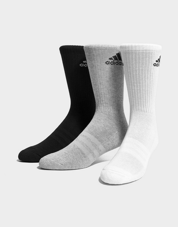 adidas 3 Pack Crew Socks