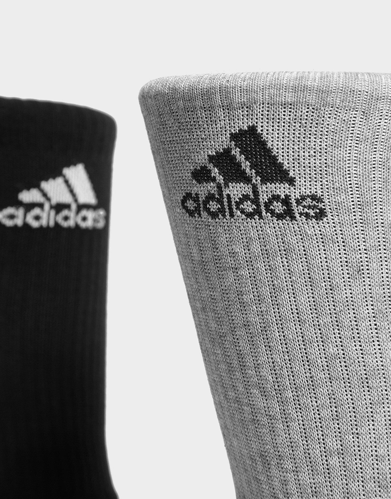 Ženske čarape ADIDAS 3 PACK CREW SOCKS  DZ9355 siva