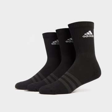 ADIDAS 3 PACK CREW SOCKS 