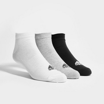 ADIDAS 3 PACK INVISIBLE SOCKS 