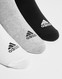 ADIDAS 3 PACK INVISIBLE SOCKS 