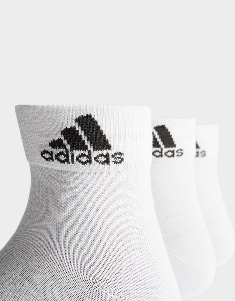 Dámske ponožky ADIDAS 3 PACK SPORT QUARTER SOCKS  DZ9435 Biela