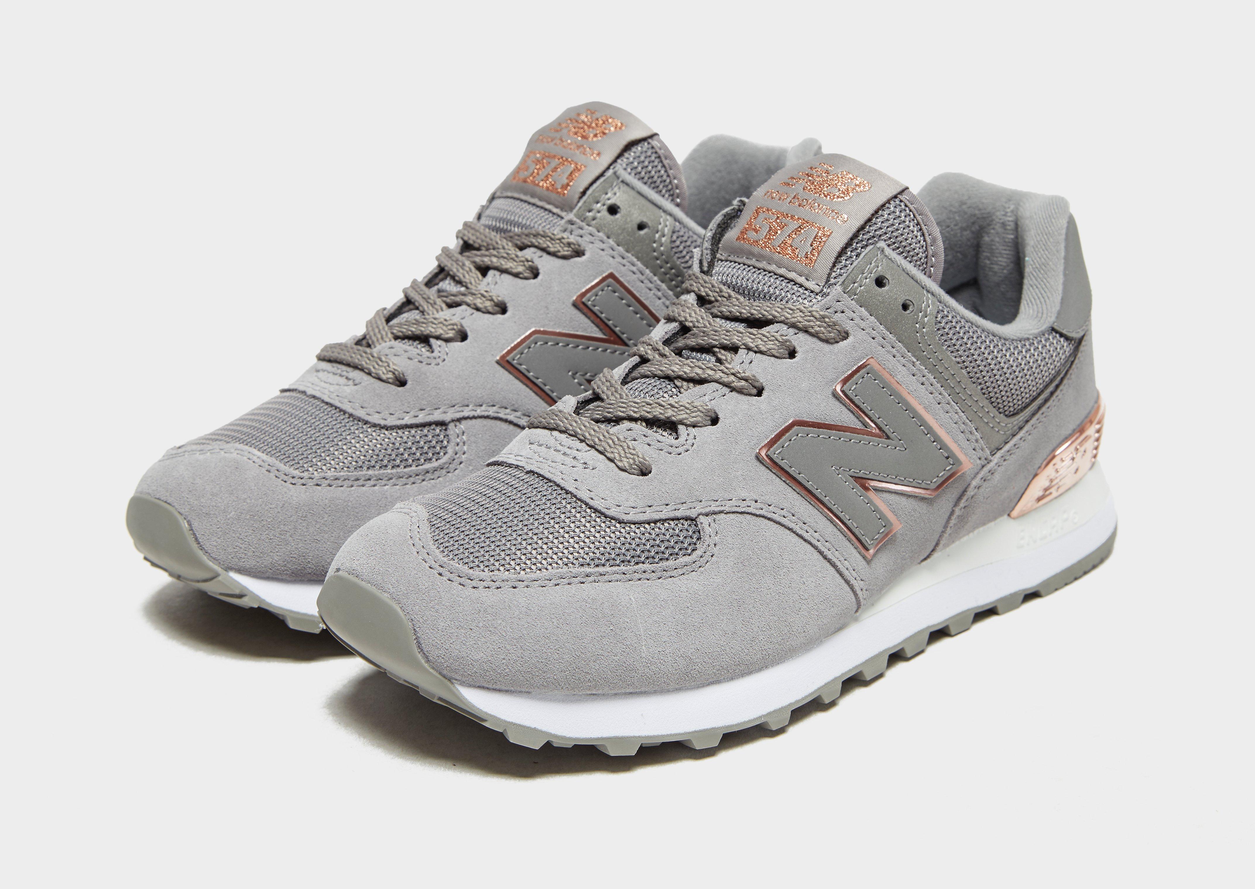 new balance grey rose gold 574