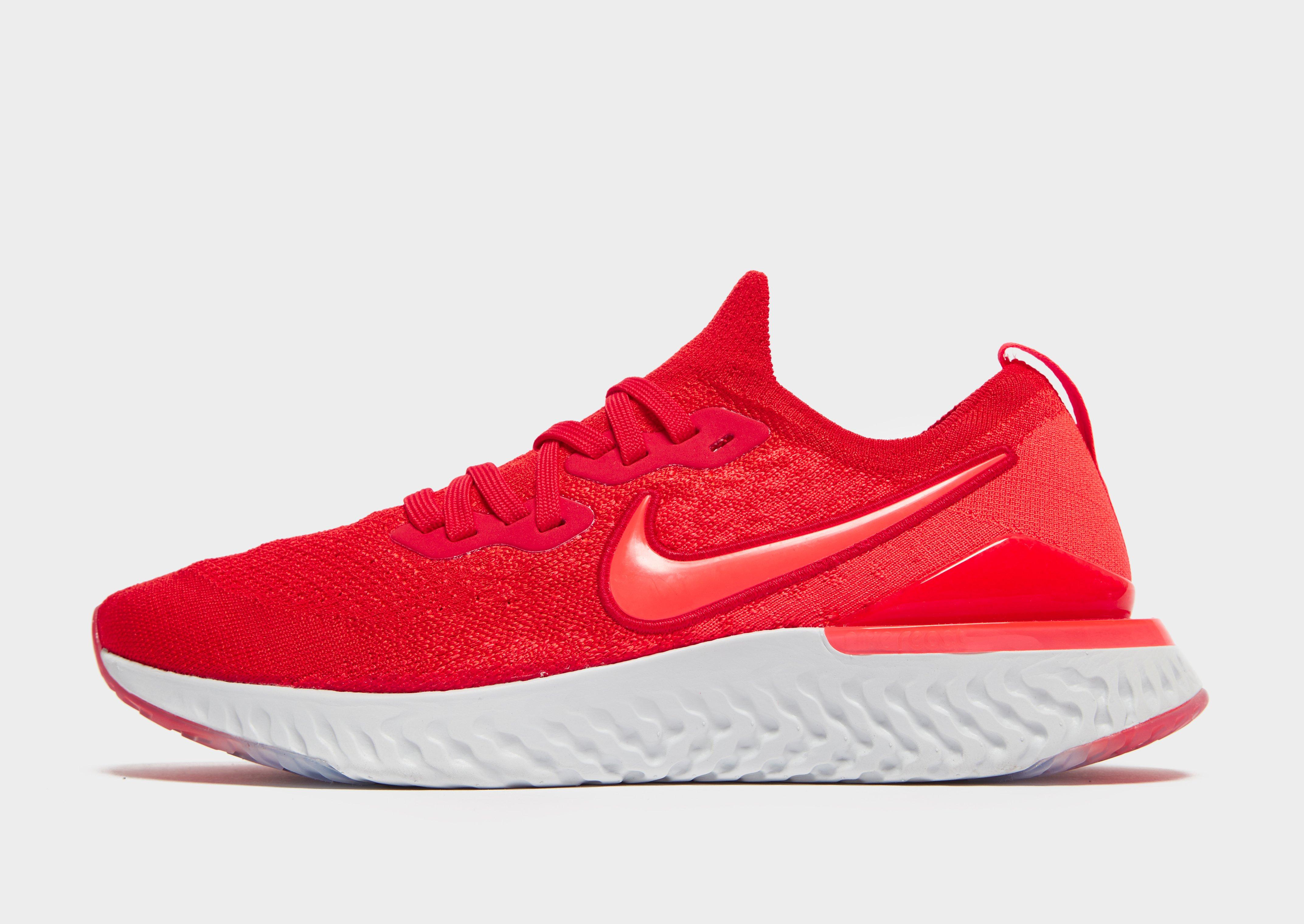 nike epic react flyknit red