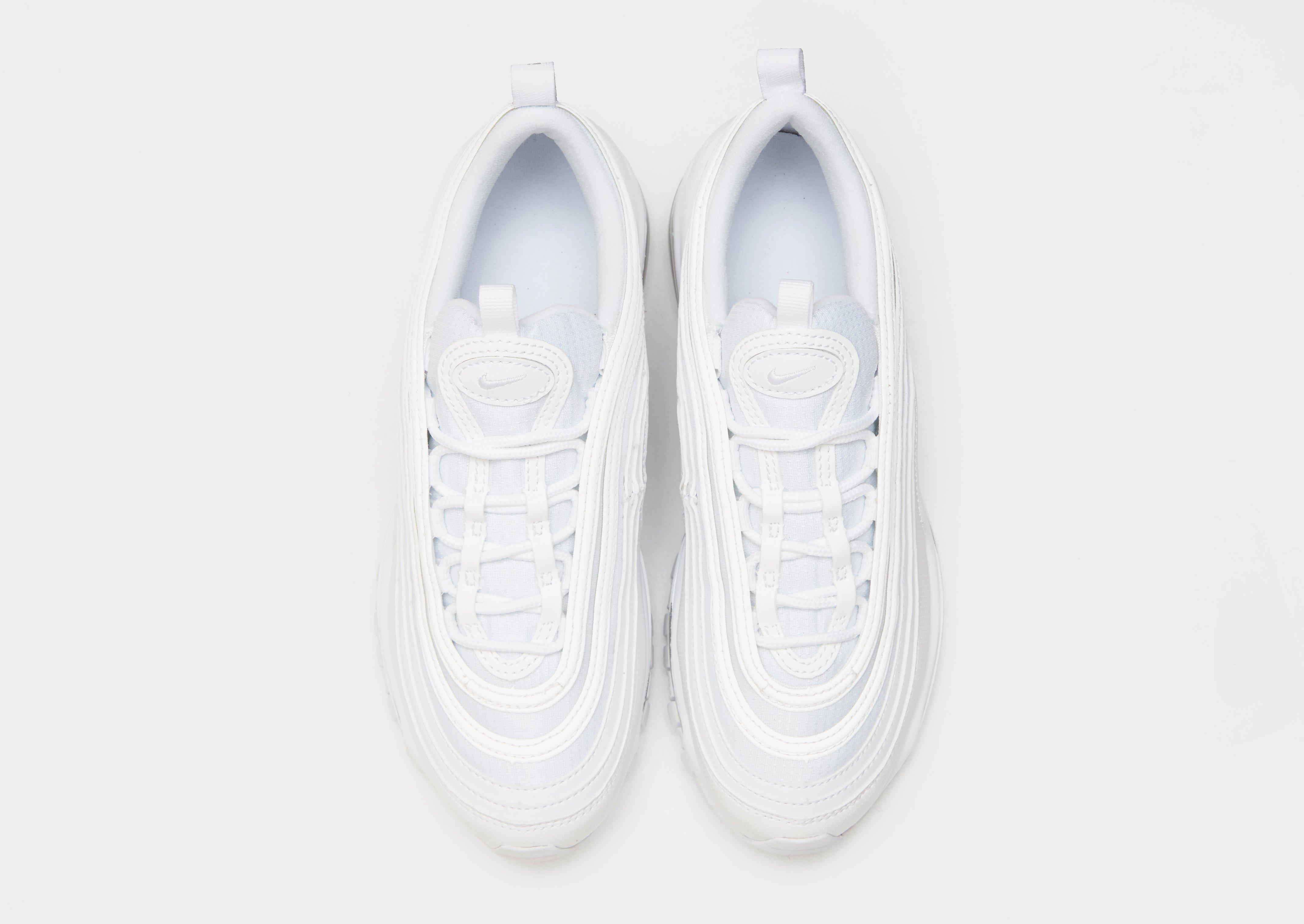 Junior air max 97 hot sale white