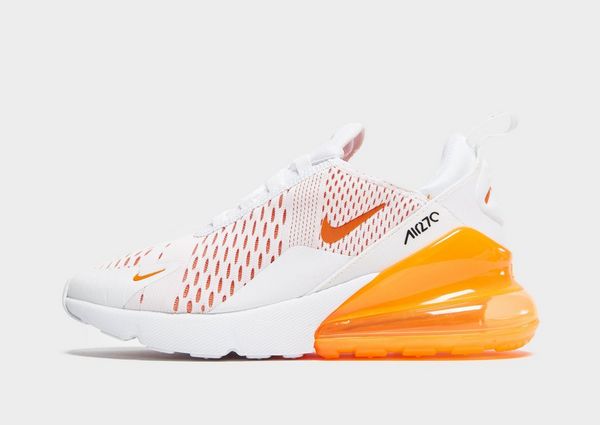 nike air max 270 junior white and orange nike air max 270 junior white and orange
