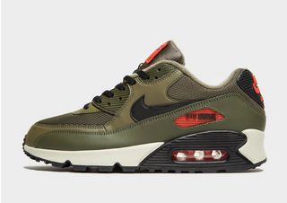 Nike air max 90 essential leather lace up black white Nike air max 90 essential leather lace up black white