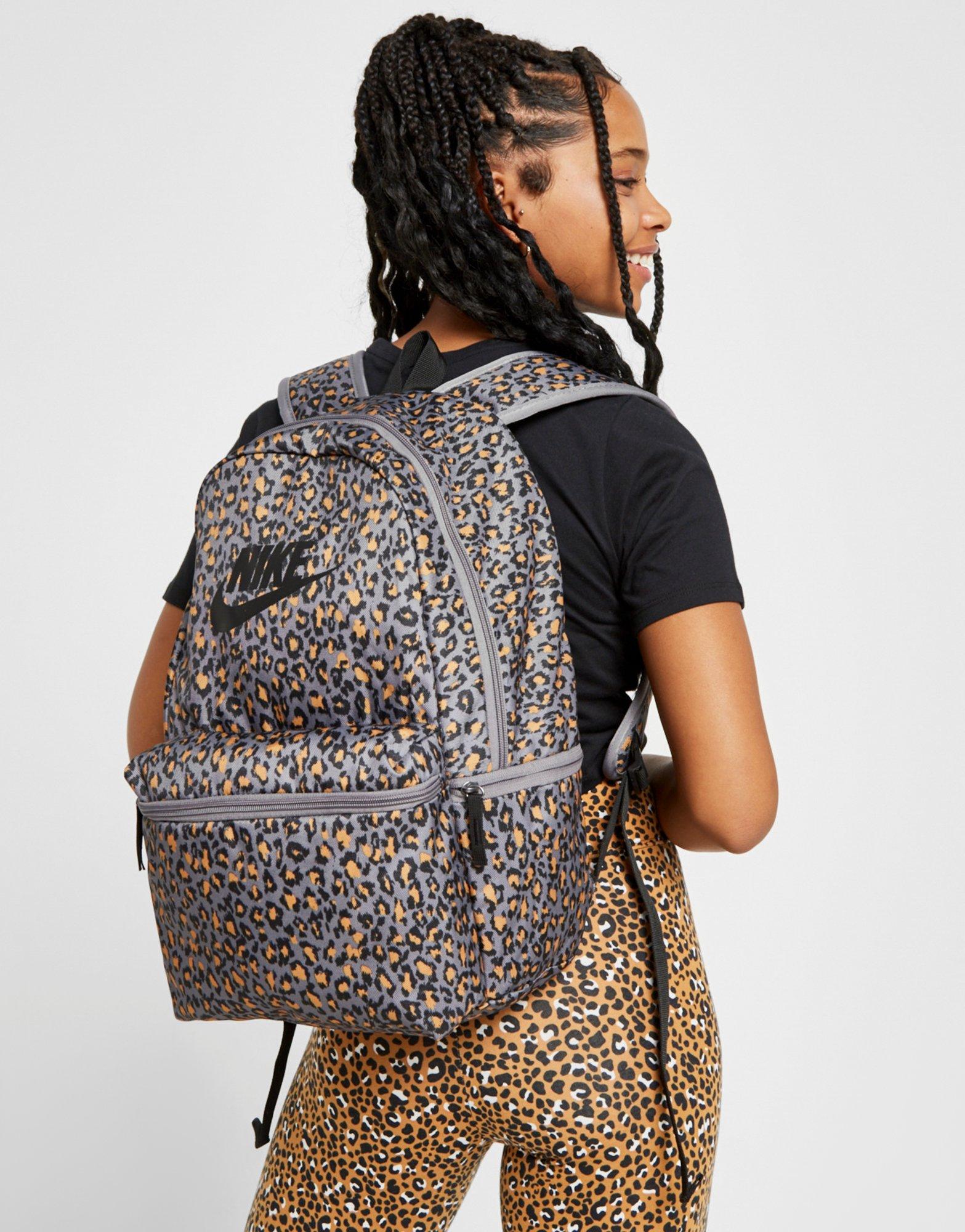 nike heritage animal print backpack