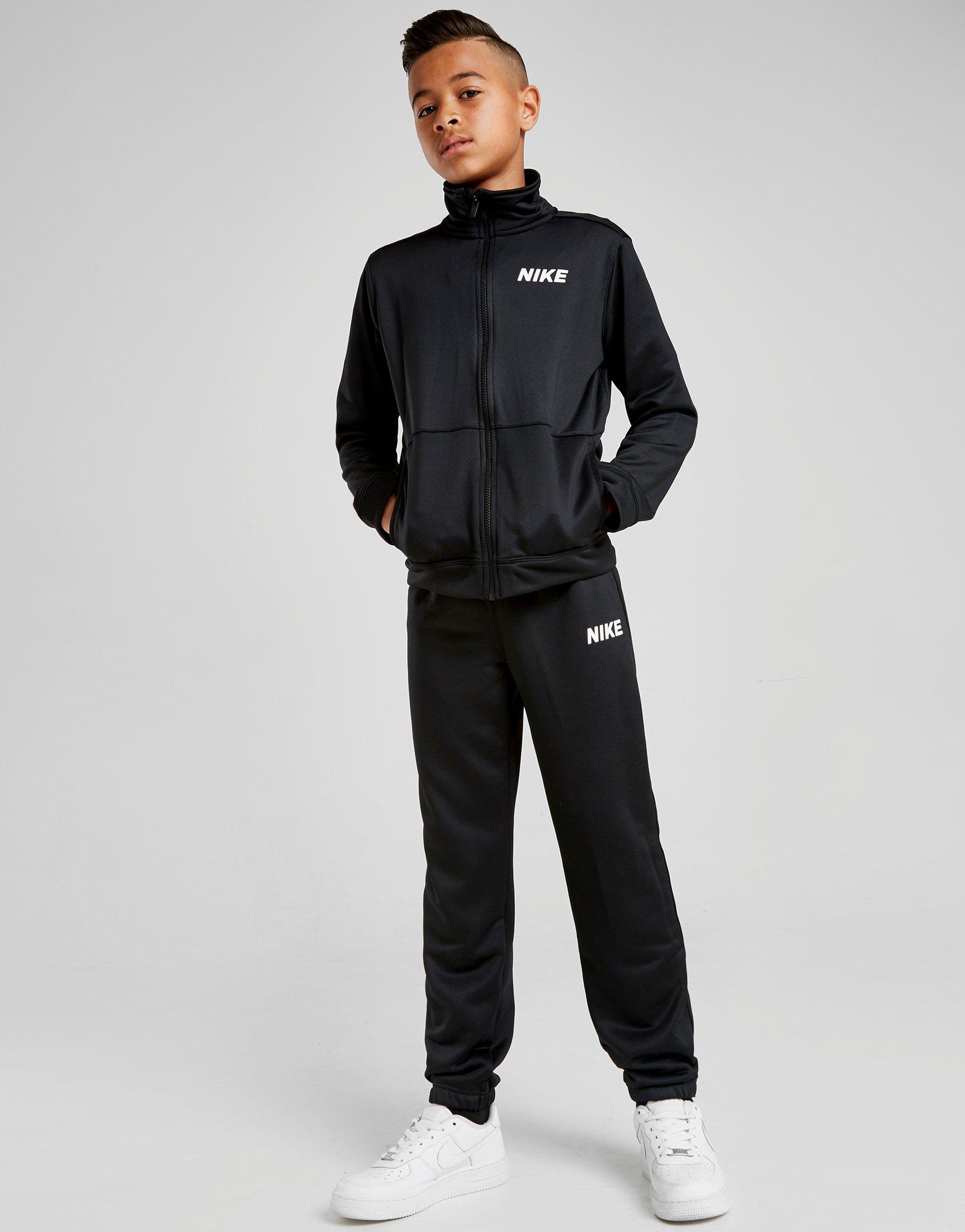 boys nike poly tracksuit