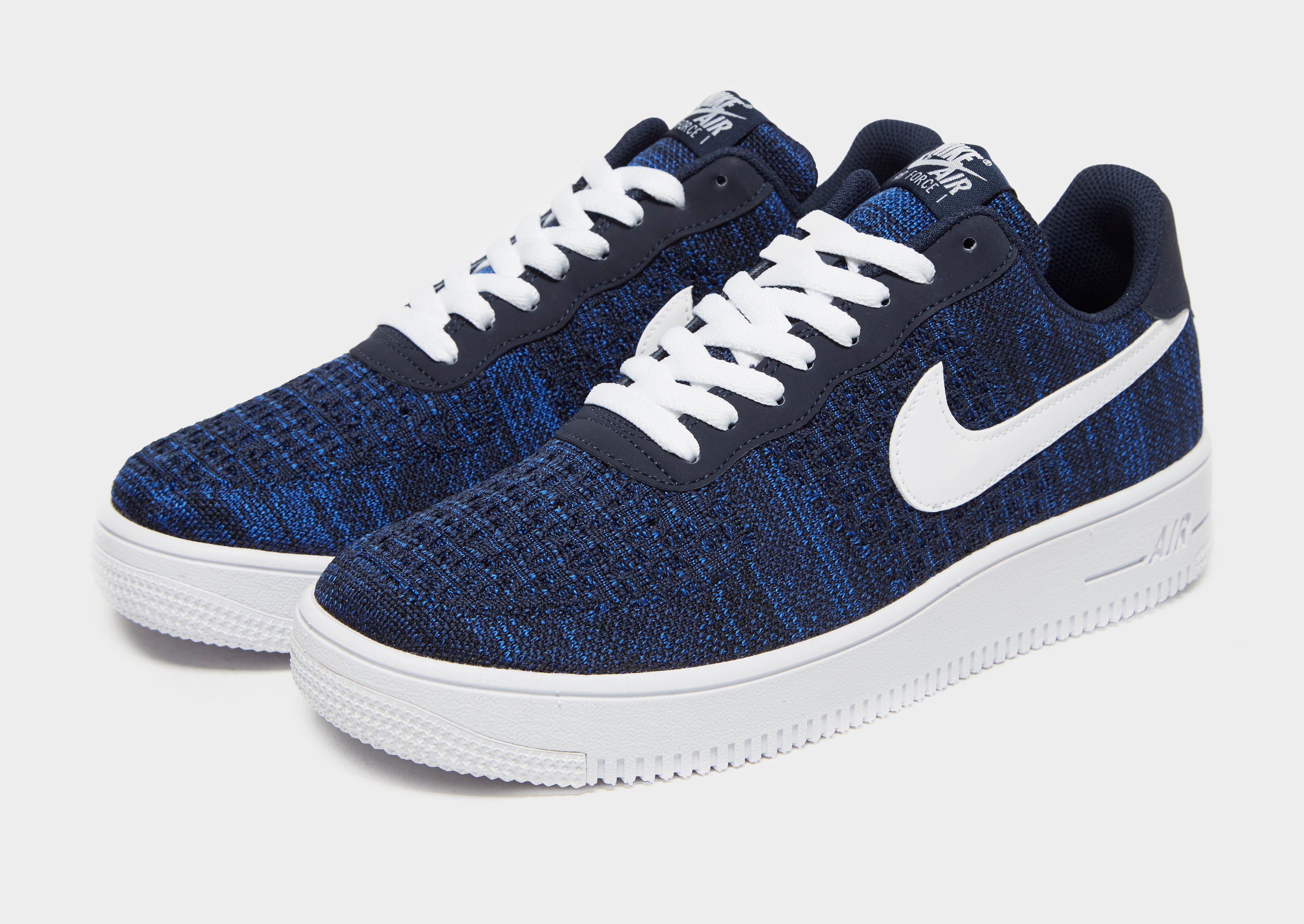 nike air force 1 flyknit 2.0 bleu