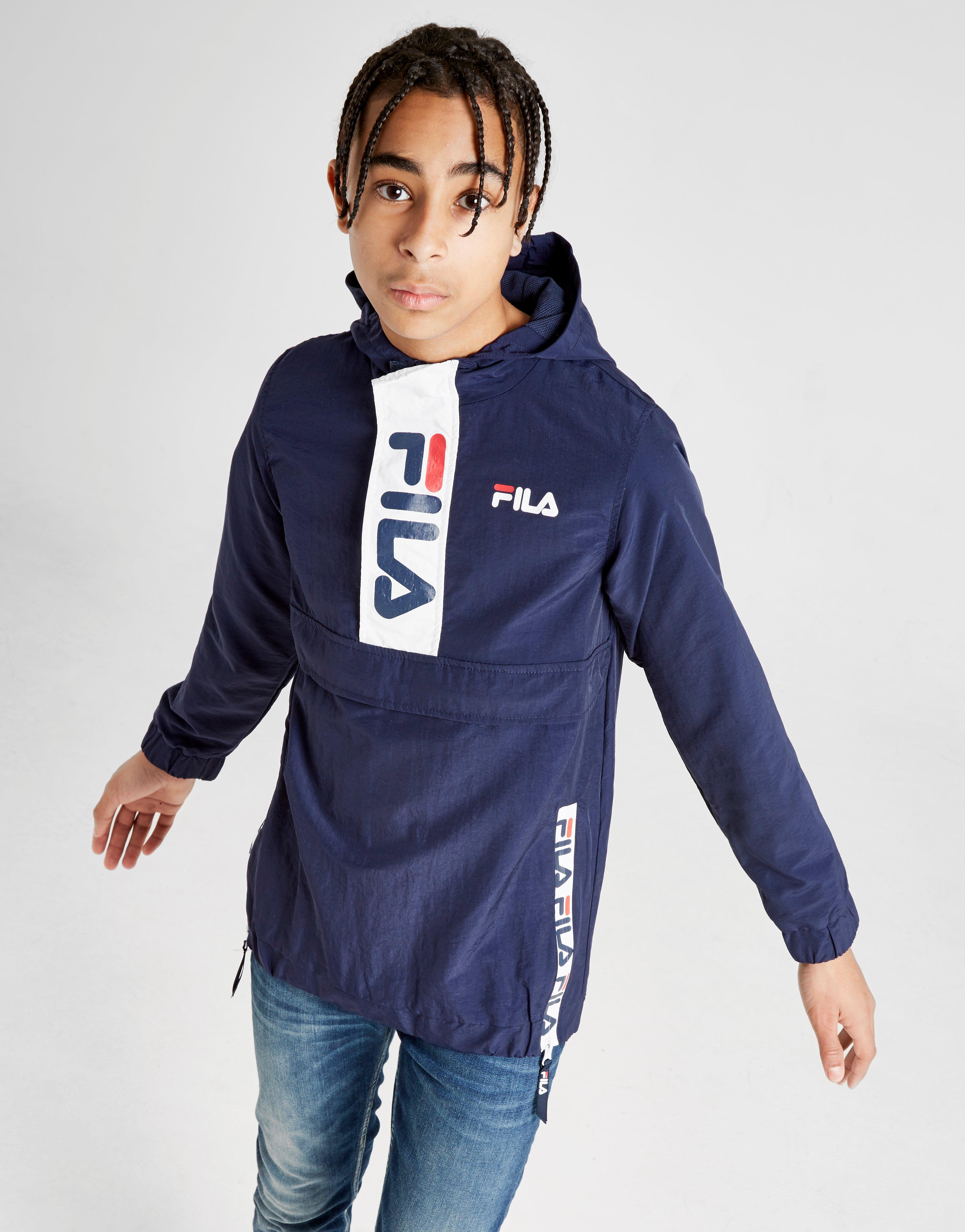 fuzzy fila jacket