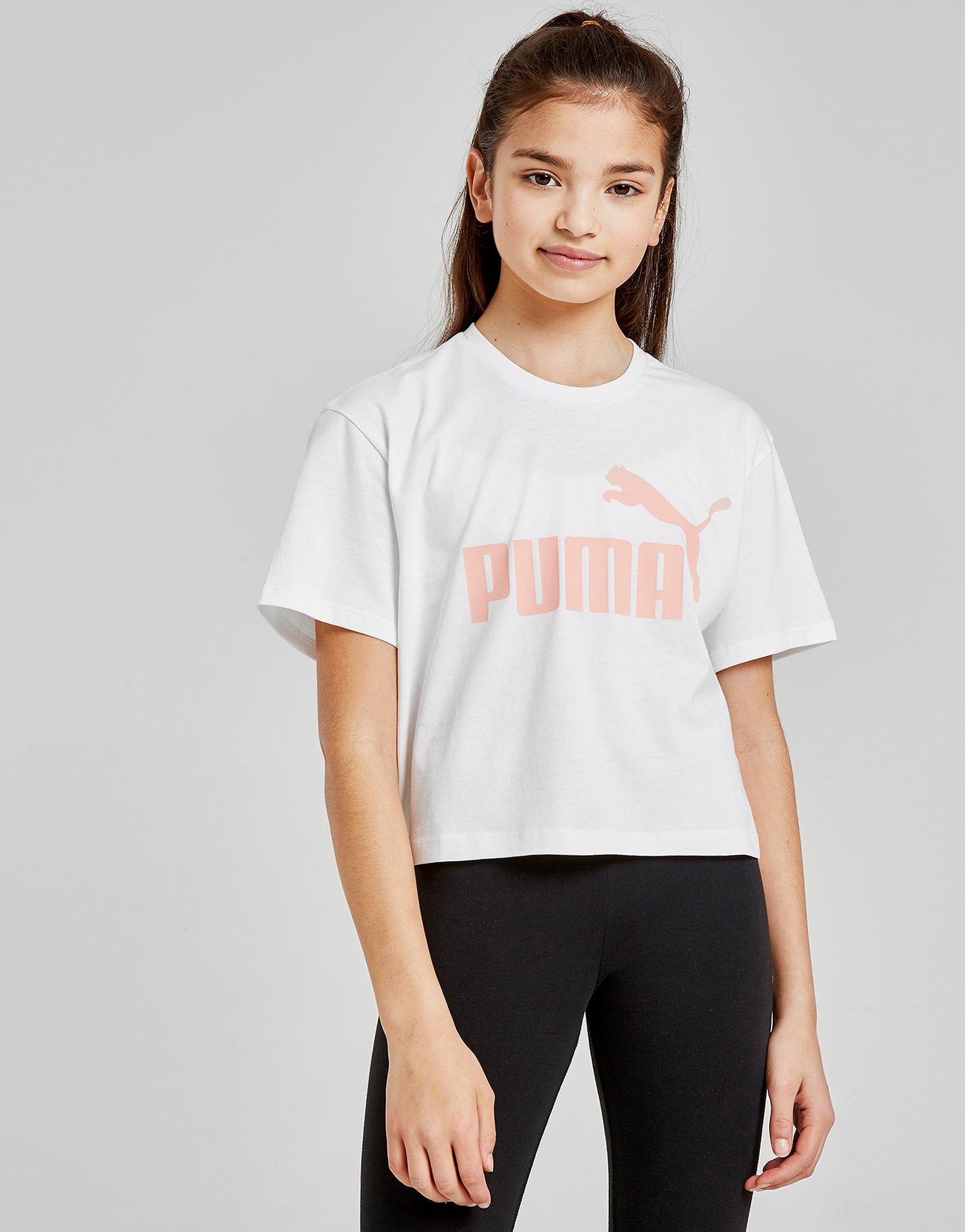 New Puma Girls Core Crop T Shirt Ebay