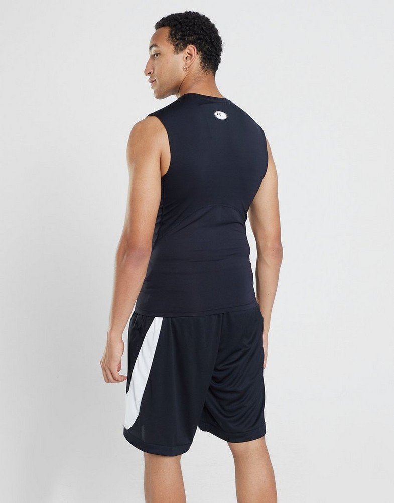 Koszulka, t-shirt męski UNDER ARMOUR T-SHIRT HEATGEAR ARMOUR 1361522-001 Czarny
