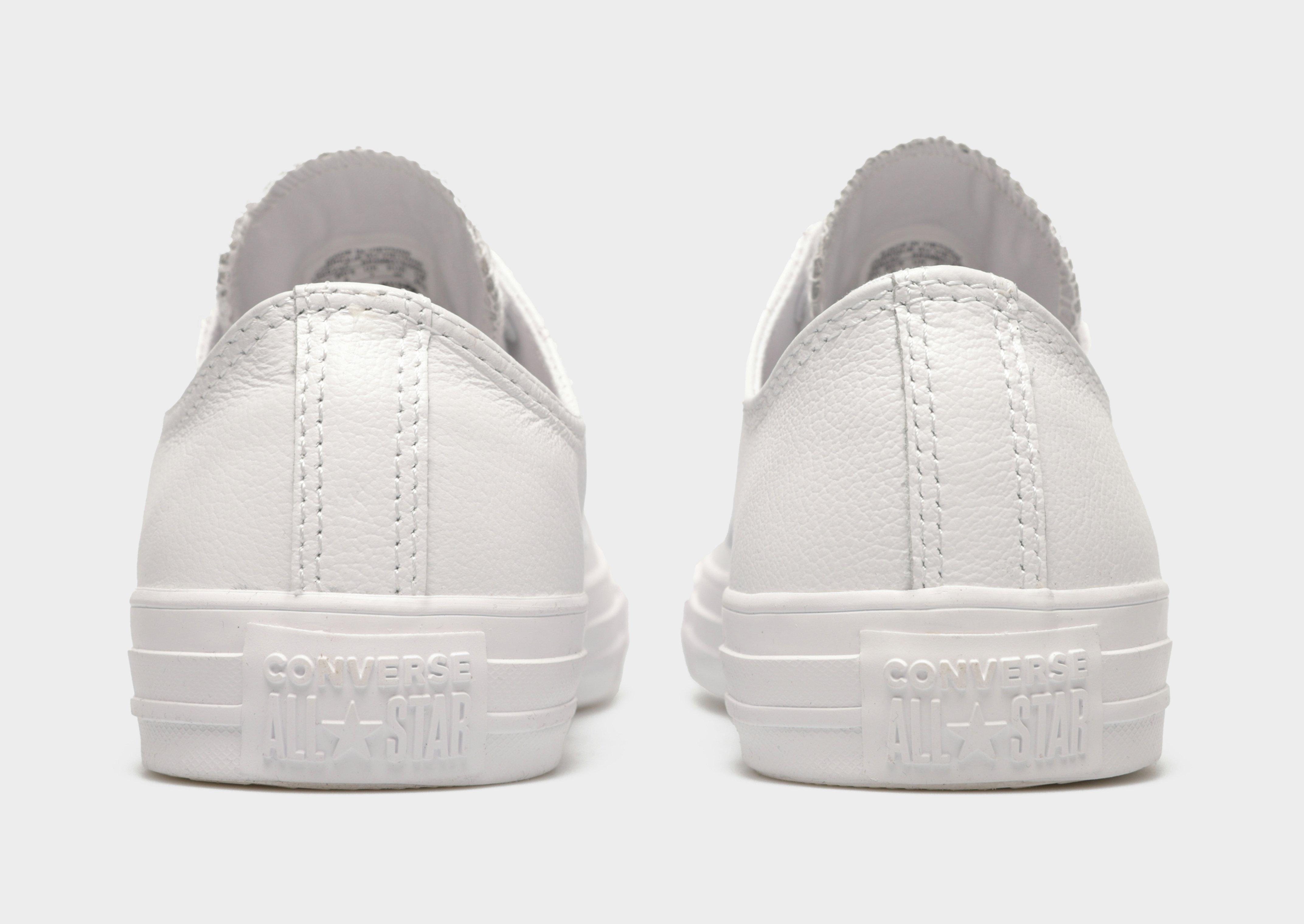 Trampki damskie CONVERSE CHUCK TAYLOR ALL STAR OX LEATHER MONO  136823C Biały