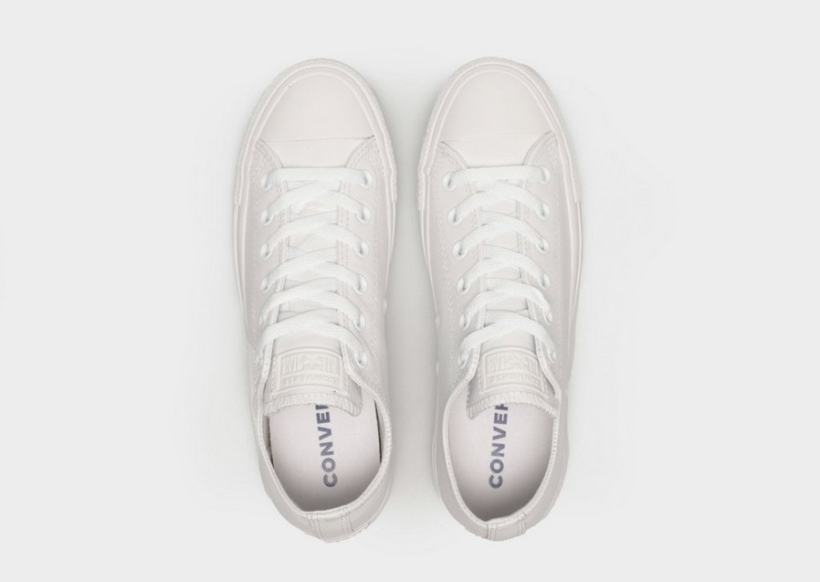 Trampki damskie CONVERSE CHUCK TAYLOR ALL STAR OX LEATHER MONO  136823C Biały