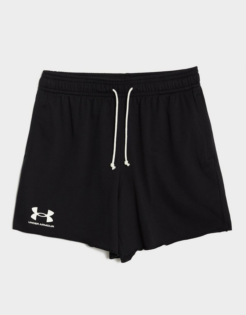 Pantaloni scurți pentru bărbați UNDER ARMOUR PANTALONI SCURȚI   UA RIVAL TERRY 6IN SHORT 1382427-001 Negru
