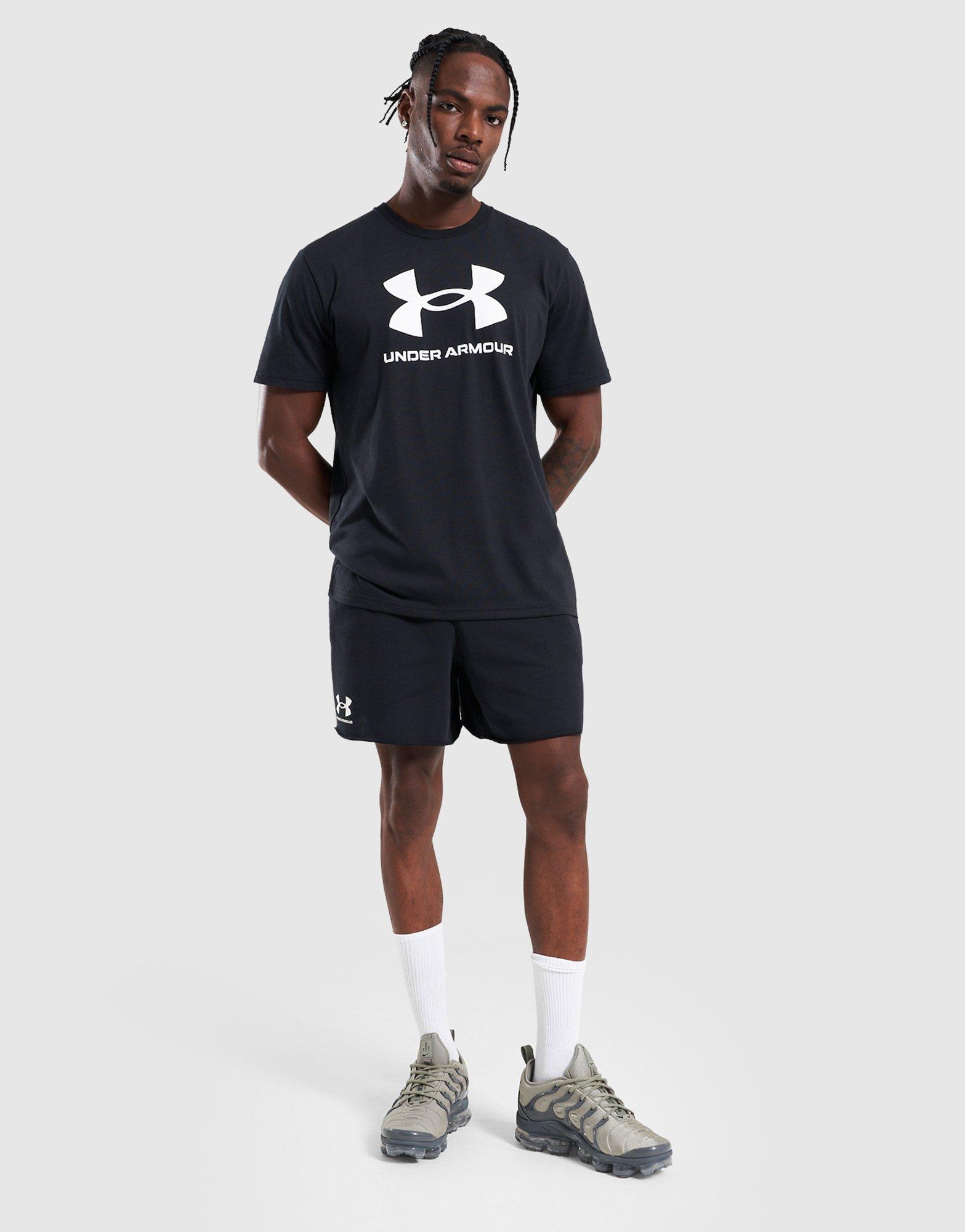 Мъжки шорти UNDER ARMOUR ШОРТИ UA RIVAL TERRY 6IN SHORT 1382427-001 Черен
