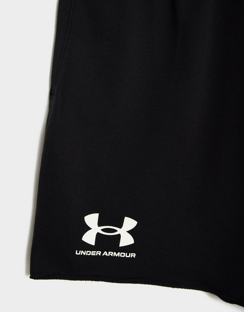 Pantaloni scurți pentru bărbați UNDER ARMOUR PANTALONI SCURȚI   UA RIVAL TERRY 6IN SHORT 1382427-001 Negru