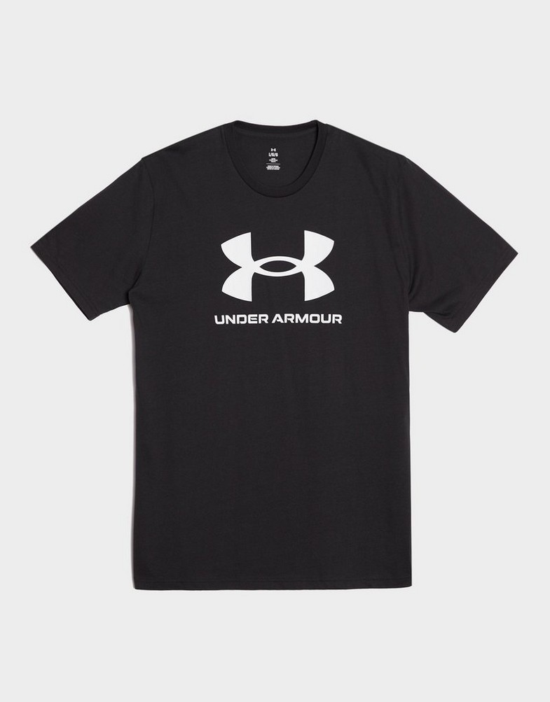 Tricou pentru bărbați UNDER ARMOUR TRICOU UA SPORTSTYLE LOGO UPDATE SS 1382911-001 Negru