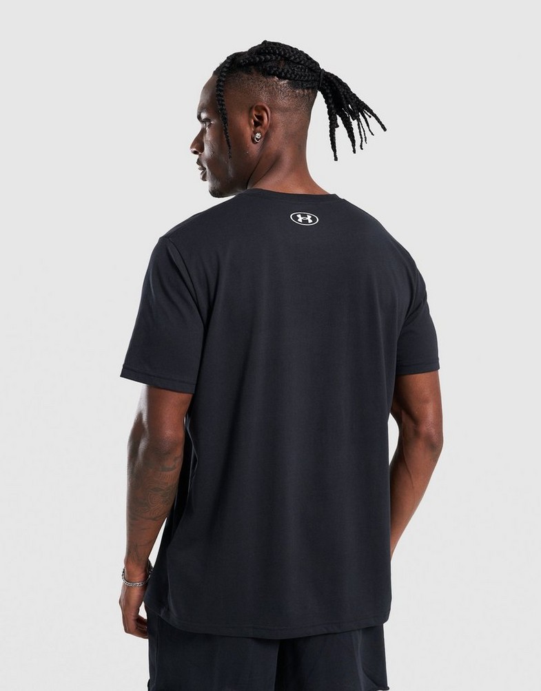 Tricou pentru bărbați UNDER ARMOUR TRICOU UA SPORTSTYLE LOGO UPDATE SS 1382911-001 Negru